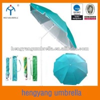 diameter 180cm silver coating folding beach umbrella