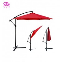 Parasol Garden hanging banana cantilever Umbrellas ,Hot sale Outdoor patio side hanging banana umbrella with steel frame factory