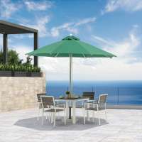 Diameter 3m Beach Sun Umbrella Aluminum Luxury Outdoor Parasol