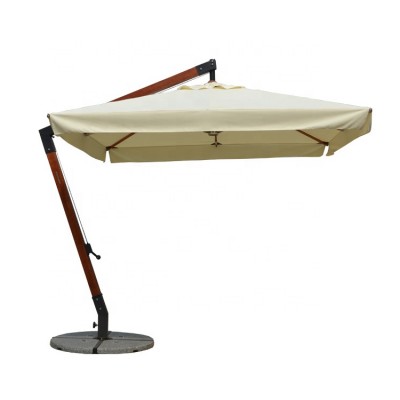 wood cantilever umbrella outdoor