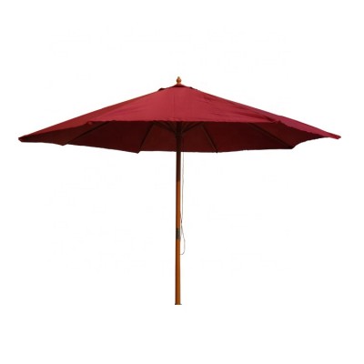 outdoor garden wooden patio umbrella